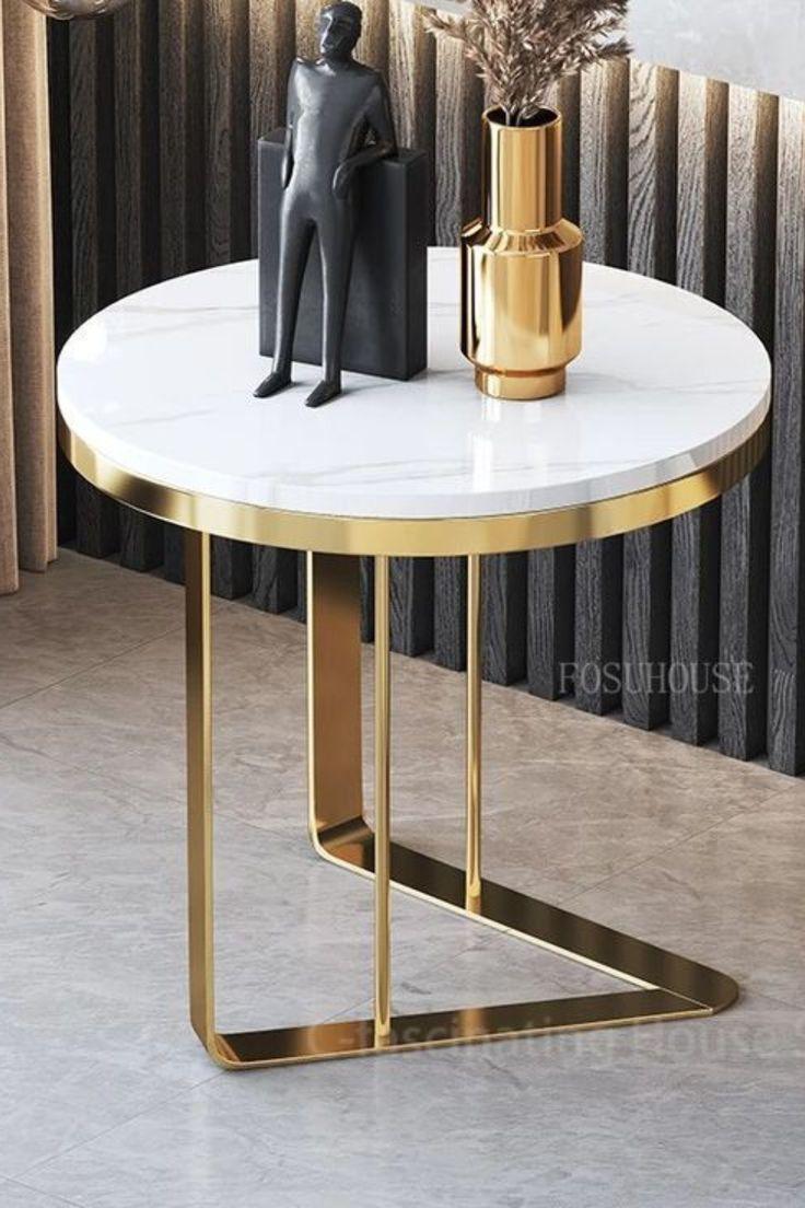 Stainless Steel Side Table Premium And Luxury Furniture N I CREATIONS