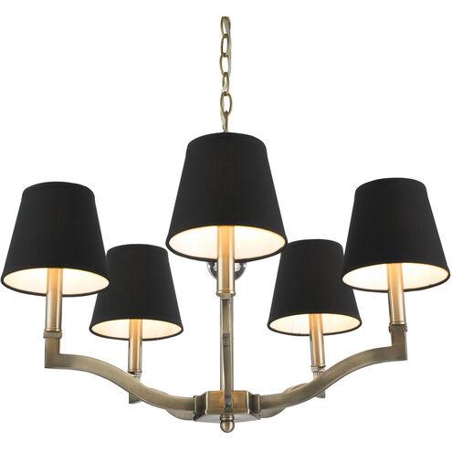 Chandelier installed on ceiling in modern room interior setup