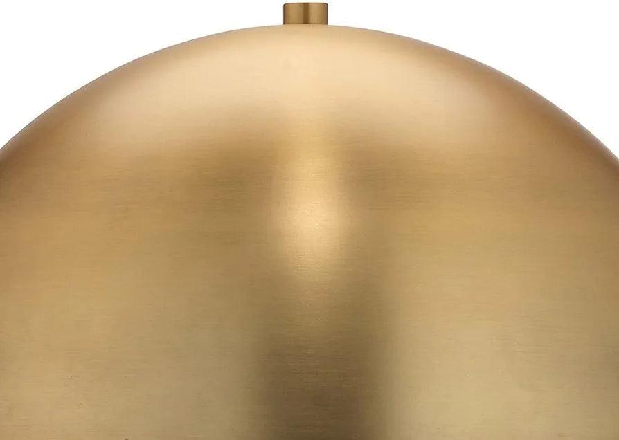 4. Zoomed view of dome top – umbrella-style metallic shade