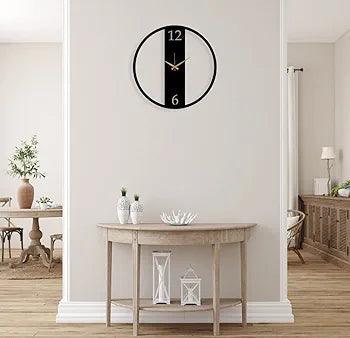 N I CREATIONS modern analog wall clock with minimalist design for stylish home décor