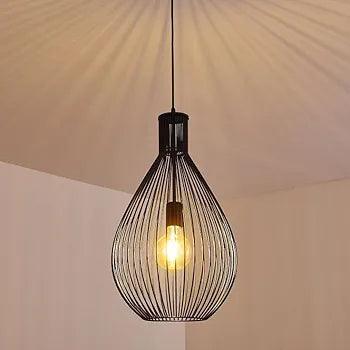 N I CREATIONS modern ceiling lamp with sleek metal design and warm light for home decoration