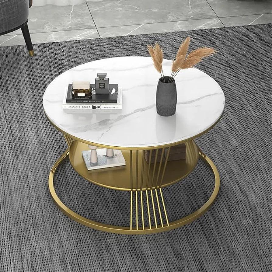 Table styled with couch and décor accessories