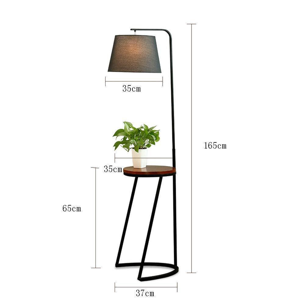 N I CREATIONS Floor Lamp with Side Table and Modern Design, Ideal for Home Décor