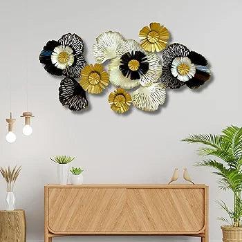 N I CREATIONS flower wall art featuring colorful 3D floral designs for home decoration