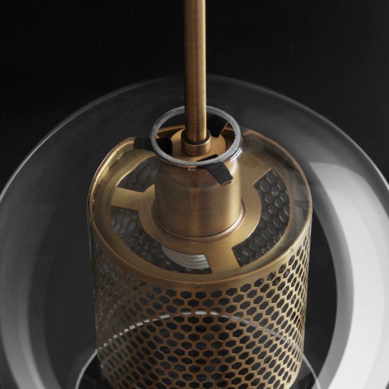 N I CREATIONS decorative hanging lights with a stylish mesh design and metallic finish