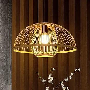 Stylish N I CREATIONS modern chandelier lamp with an elegant wooden design for home decor