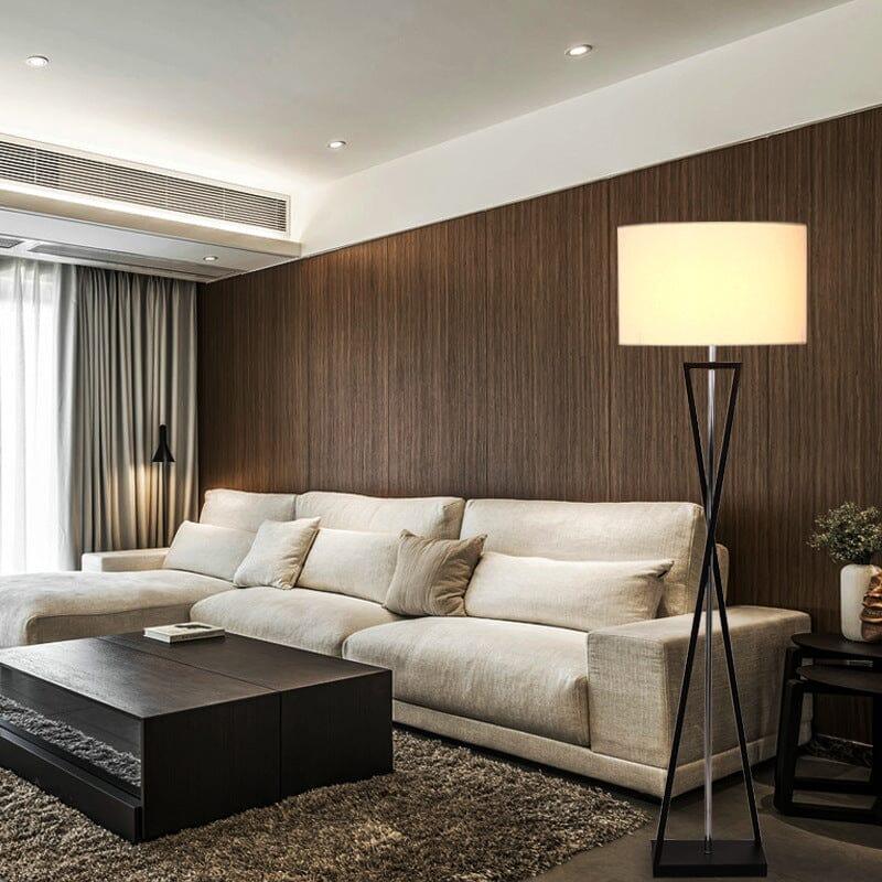 N I CREATIONS Modern Floor Lamp with Stylish Shade for Elegant Living Room Decor