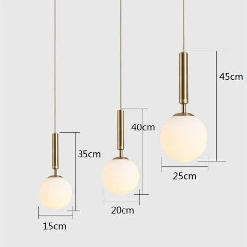 N I CREATIONS Pendant light lamp restaurant in three sizes with elegant design for modern decor
