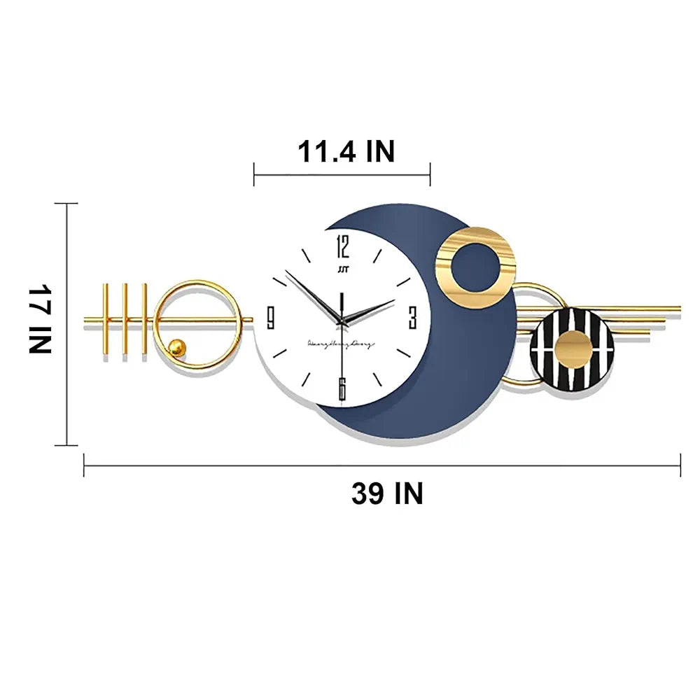 Vintage Wooden Roman Wall Clock – Silent Non-Ticking Movement N I CREATIONS