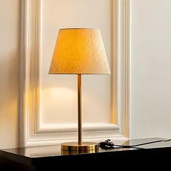 N I CREATIONS Modern Table Lamp with Elegant Shade for Home Decoration