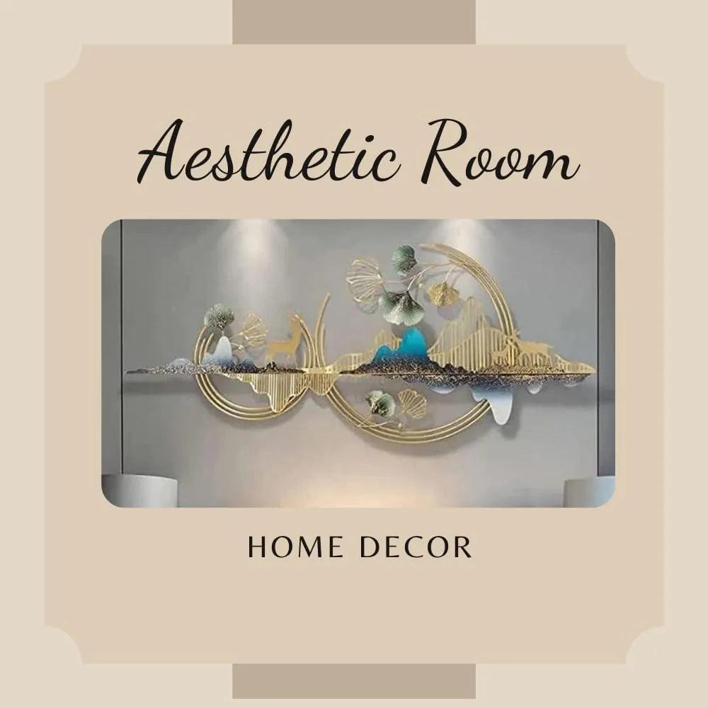 N I CREATIONS wall art featuring a modern design with floral elements for elegant home decor