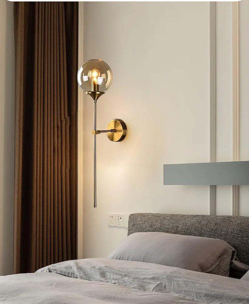 Elegant N I CREATIONS wall light with a modern design, perfect for bedroom decor