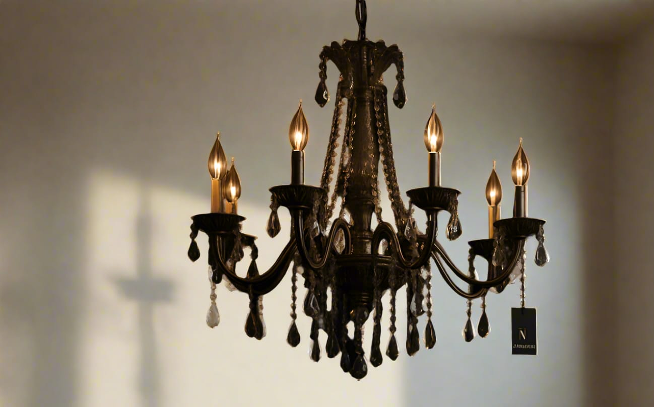 Luxury chandelier lighting in a premium interior space - N I Creations