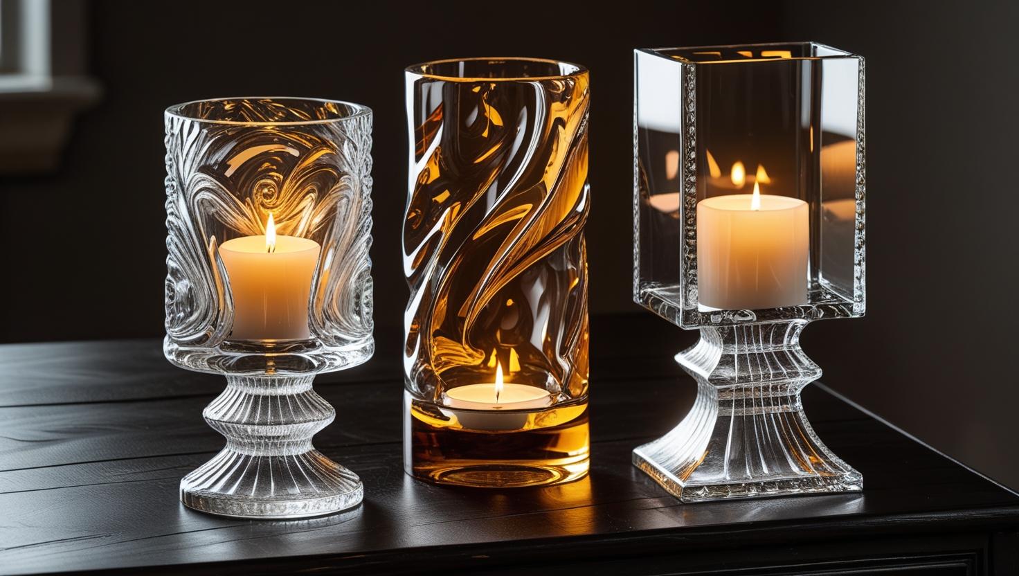 Elegant Glass Candle Holders – Luxury Accents by N I CREATIONS™