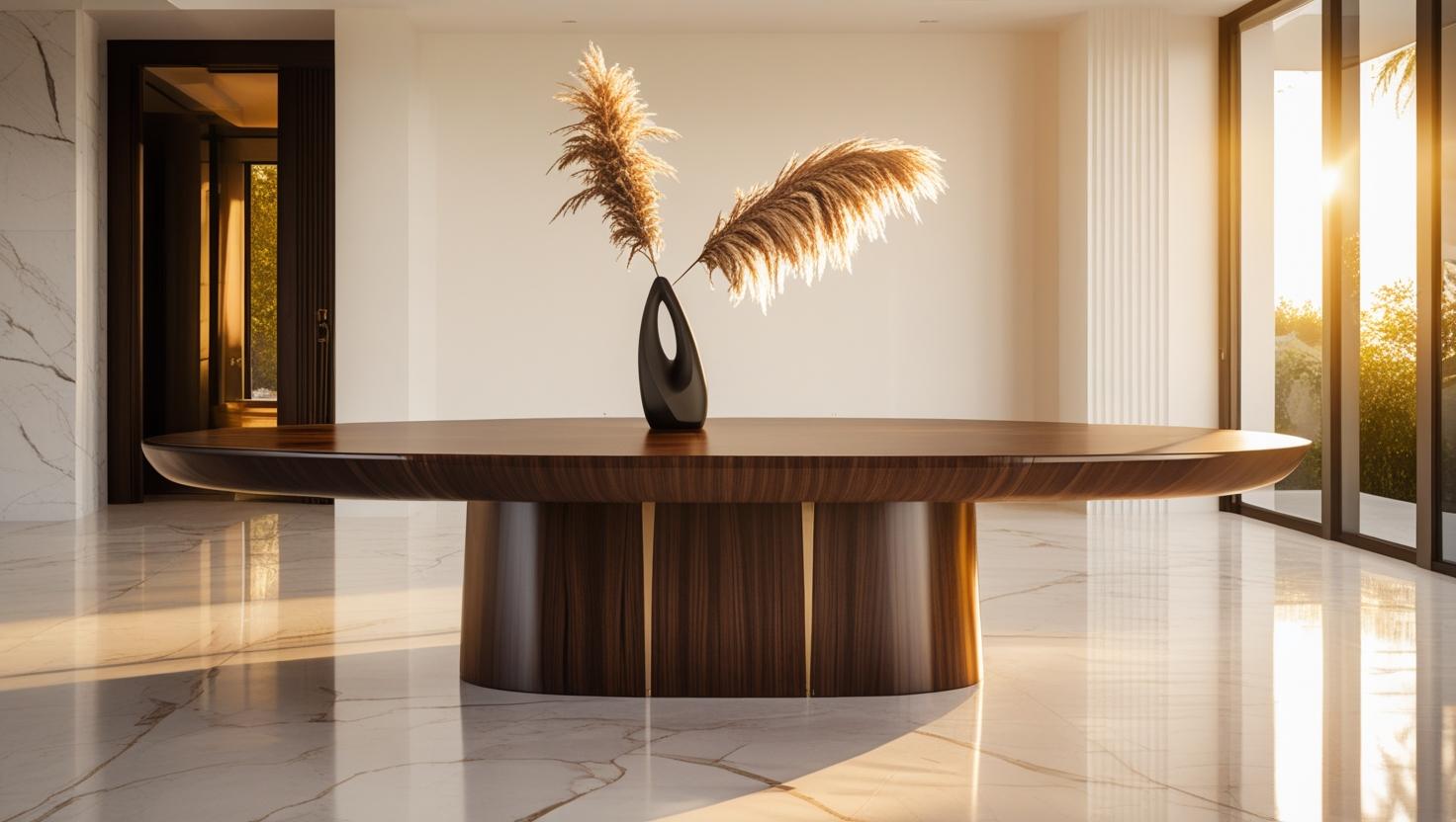 Luxury center table styled with books and decor pieces – N I CREATIONS