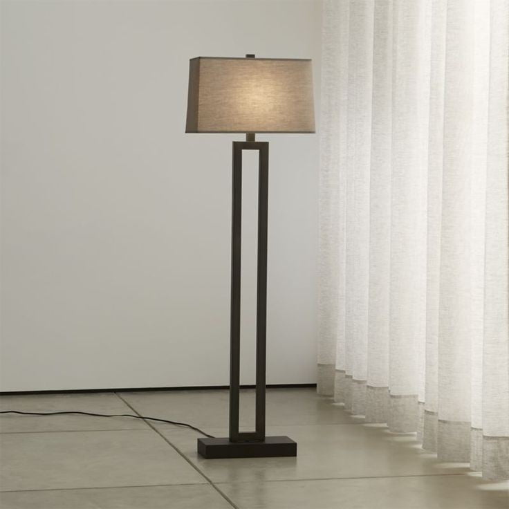 Modern Metal Cut-Out Living Room Standing Floor Lamp with Light Bulb Earth Tone Shade