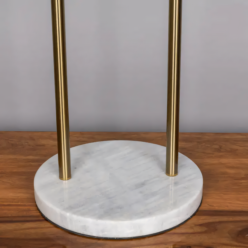 Take A Trip Marble Floor Lamp With Premium Gold Plated Floor Lamp With Glass Shade For Living Room | Resturant | Office