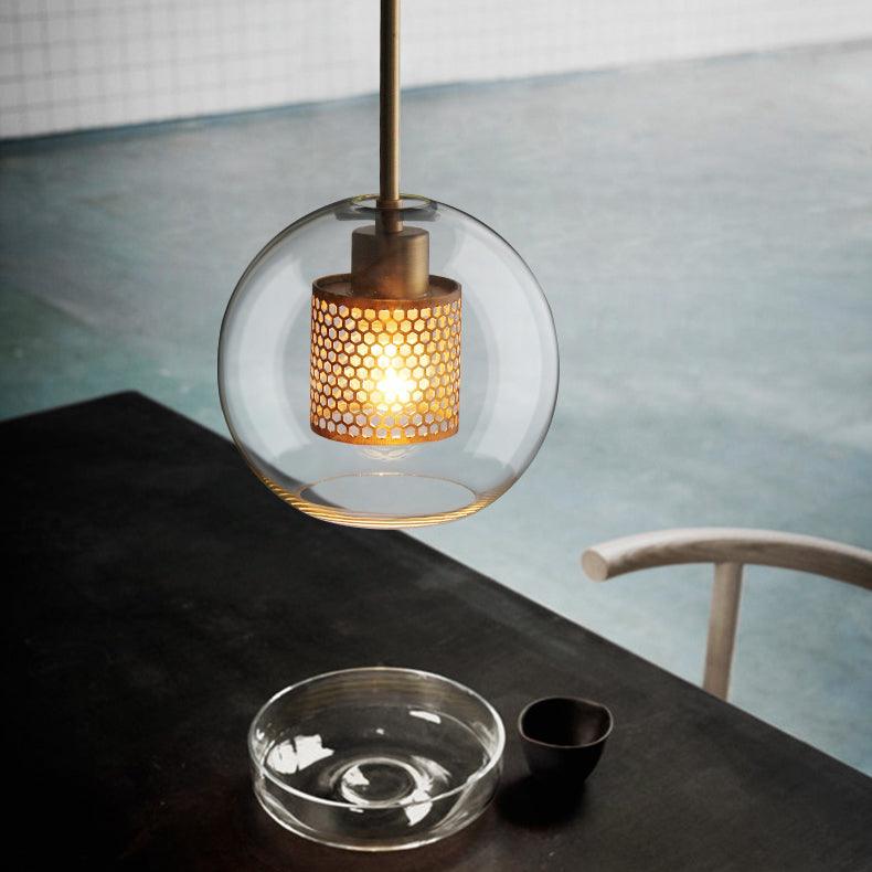 N I CREATIONS Stylish Hanging Lights with Glass Shade for Modern Home Decor