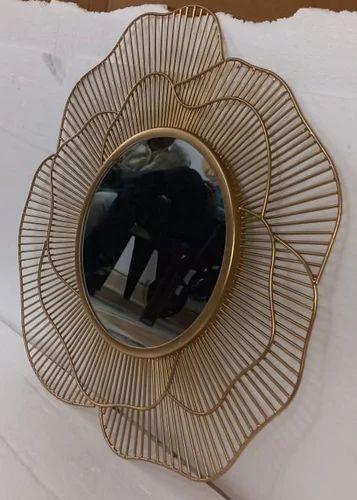 Close-up of metal frame – sleek and polished finish