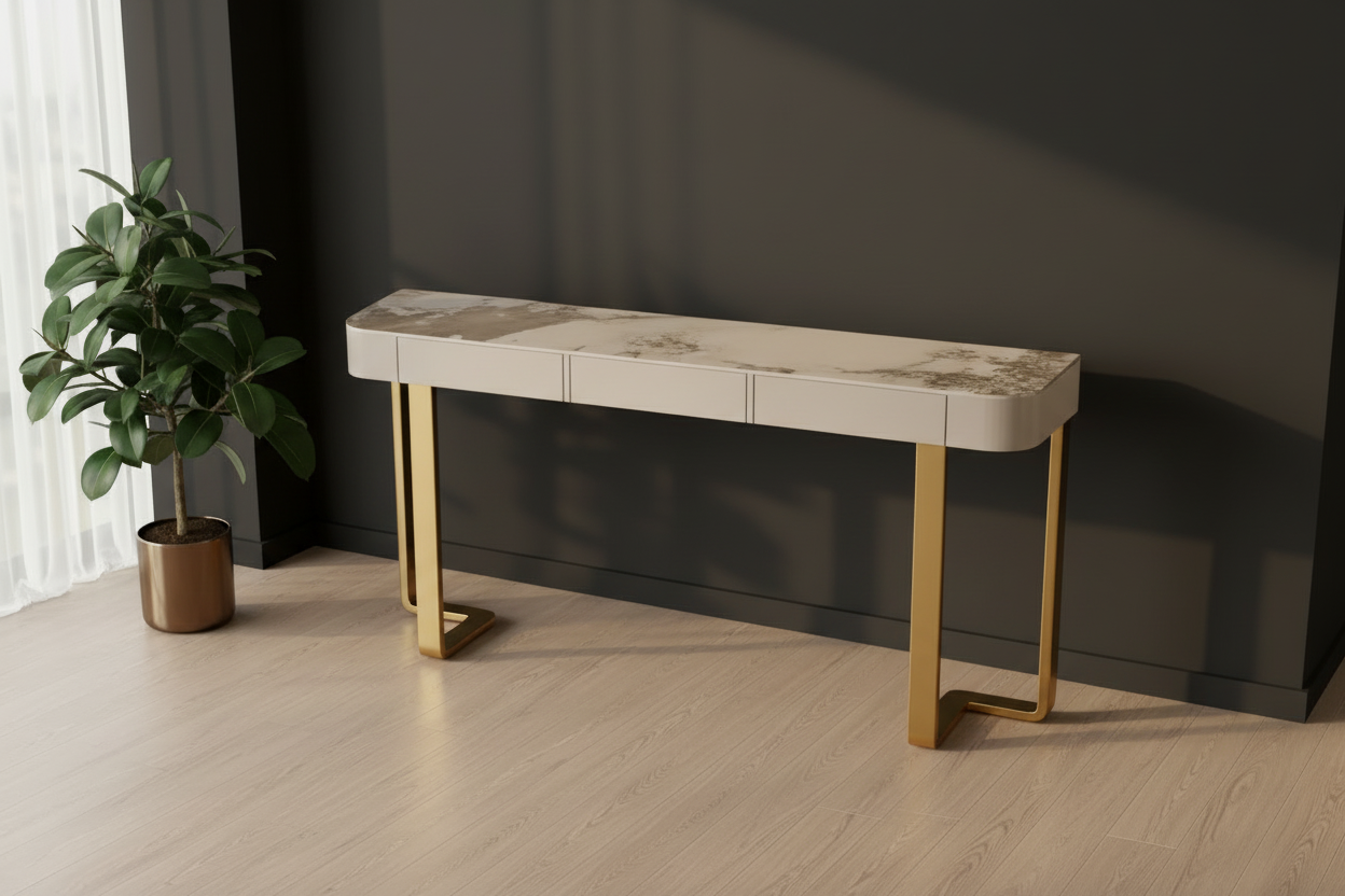 Rectangular Console & Sofa Table – Modern Entryway / Living Room Accent