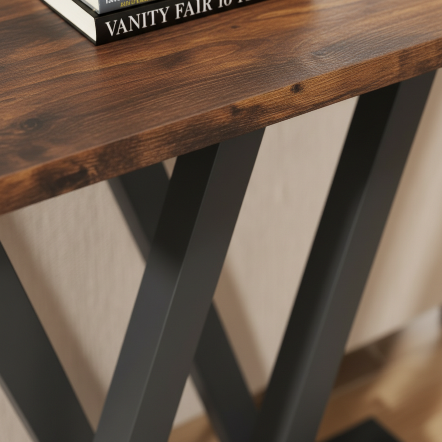 Modern 43″ Narrow Console Table – Entryway & Hallway Sofa Table