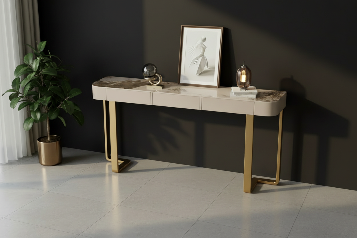 Rectangular Console & Sofa Table – Modern Entryway / Living Room Accent