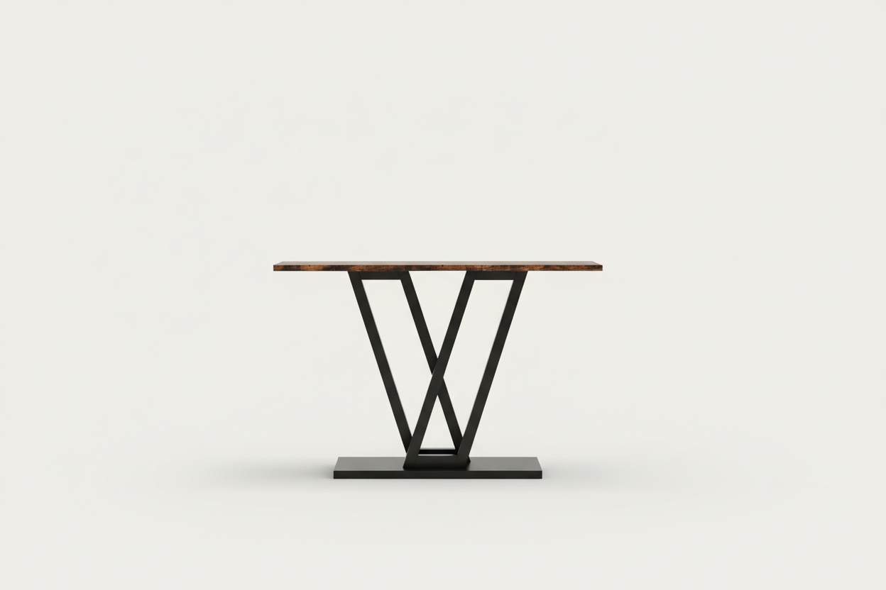 Modern 43″ Narrow Console Table – Entryway & Hallway Sofa Table
