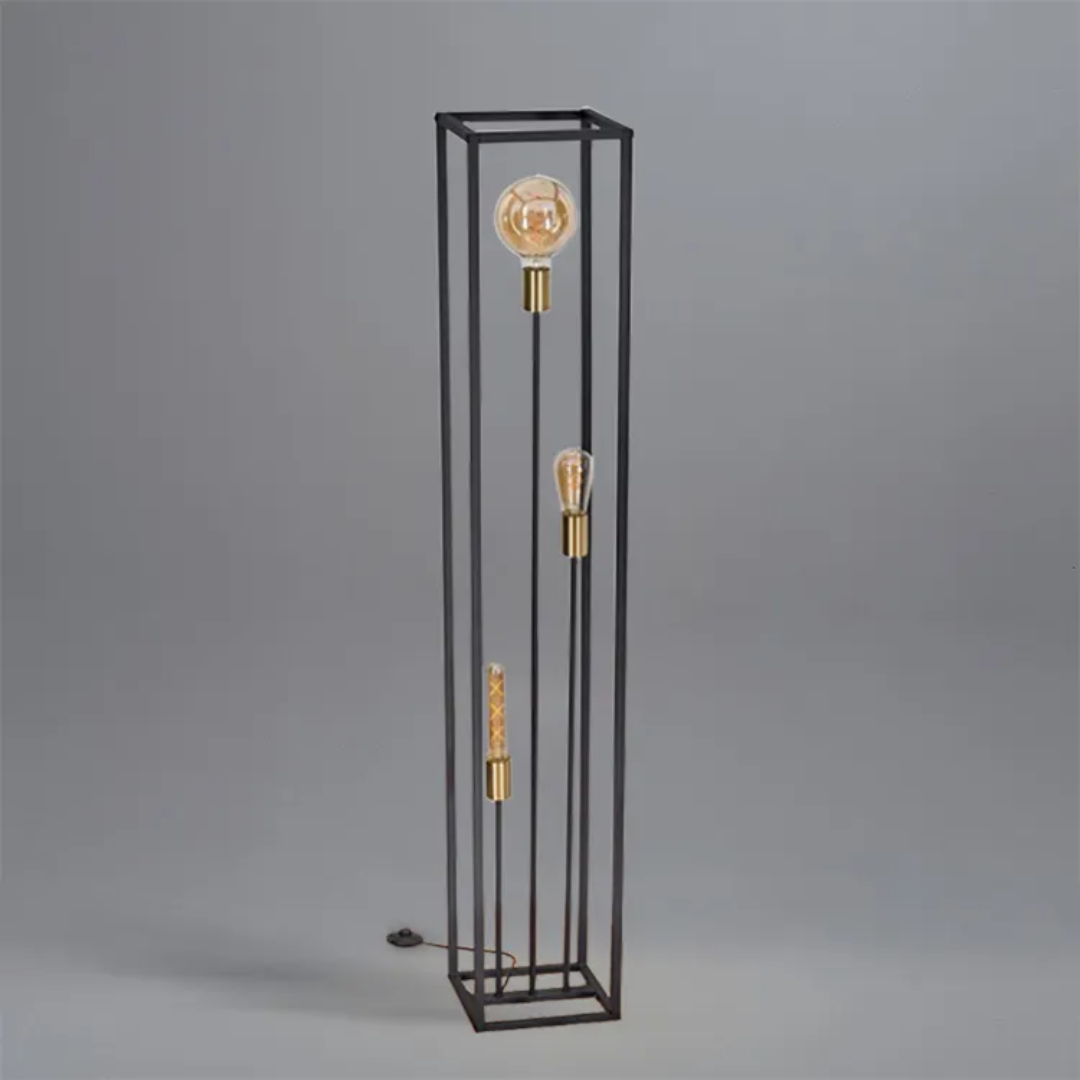 Designer Vintage Metal Floor Lamp – Industrial Retro Standing Lamp for Living Room & Bedroom