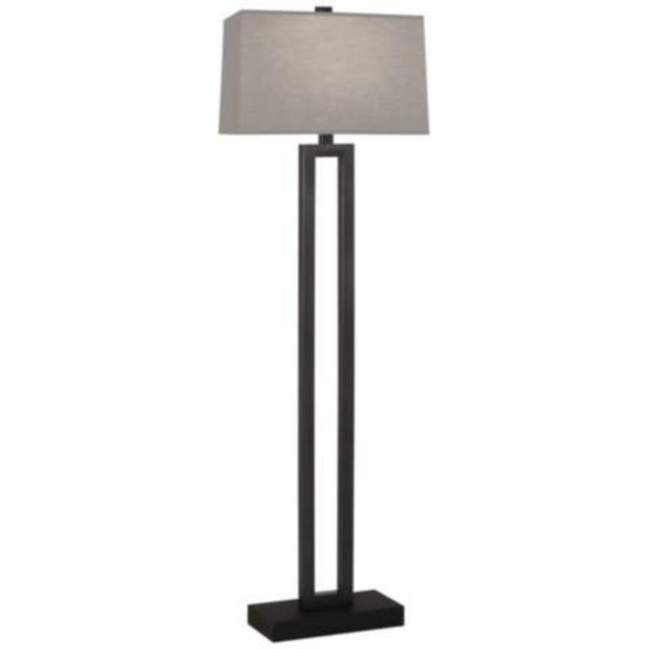 N I CREATIONS modern standing floor lamp with a sleek design and light gray shade for home decor