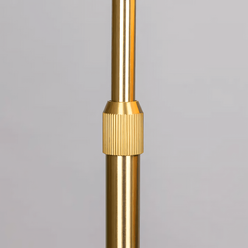 Decorative Gold Standing Lamp with Glass Shade – Ideal for Modern Interiors