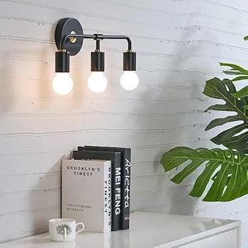 Modern N I CREATIONS Wall Lamp with three bulbs, ideal for home decoration and ambient lighting