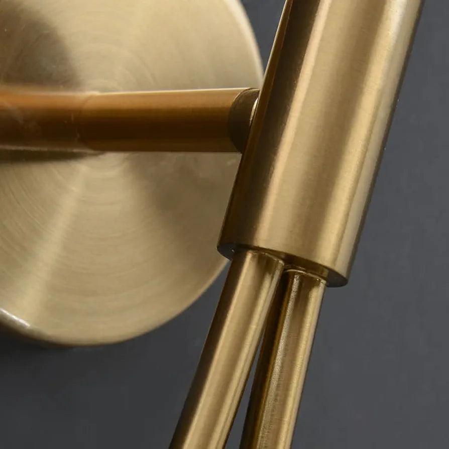 Elegant N I CREATIONS wall lamp in brass finish for stylish home decor